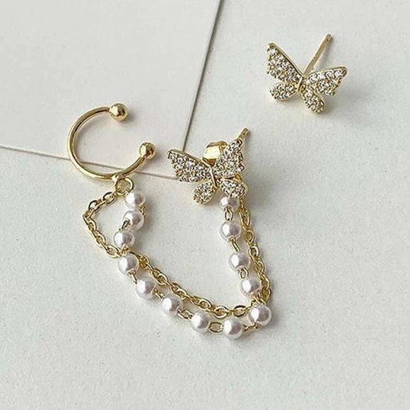 *Lanie* Asymmetrical Earrings Set - Picture 2 of 6